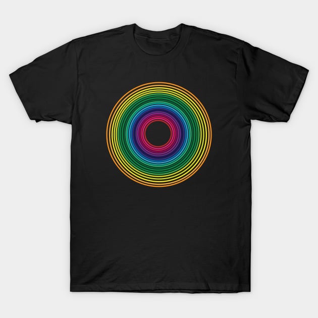 Cicrle Rainbow T-Shirt by ArianJacobs